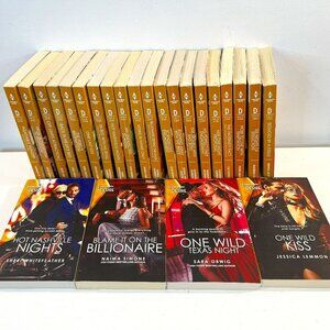 Lot of 24 "Harlequin Desire" Paperback Romance Novels - Excellent condition!